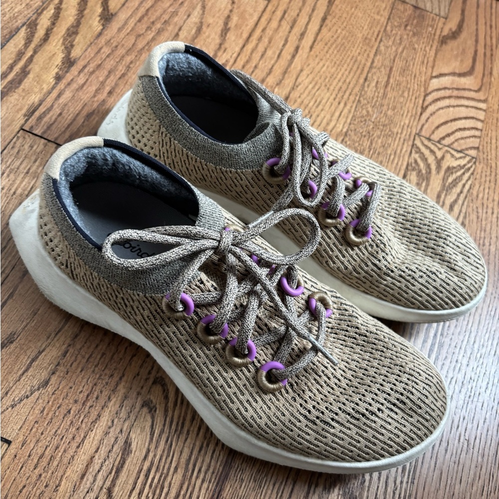 Allbirds TD Tree Dasher US 9 Tan Sneakers